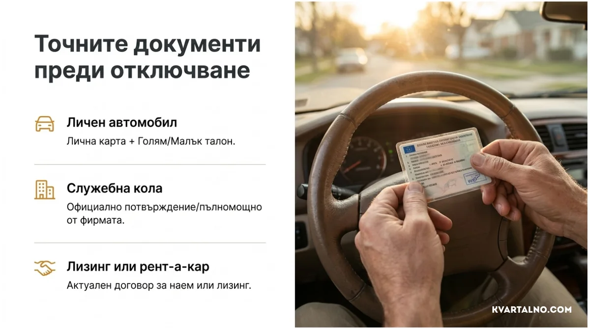Инфографика за документите, които може да потрябват преди отключване на автомобил